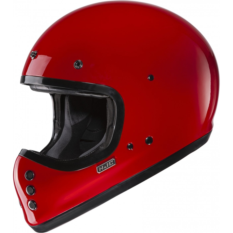 Casque moto intégral HJC V60 Solid rouge foncé