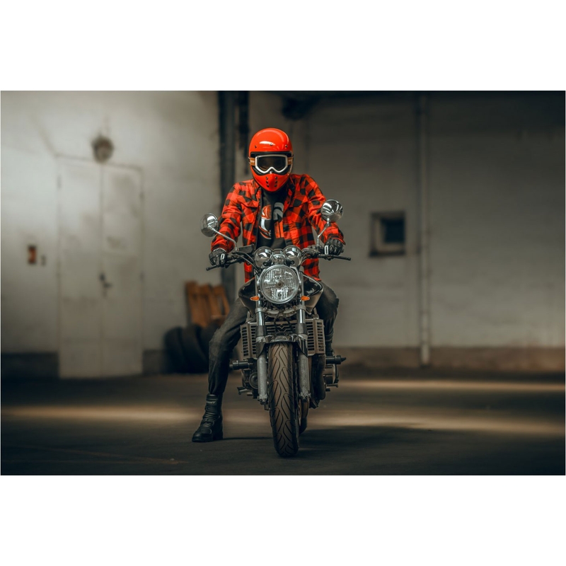 Casque moto intégral HJC V60 Solid rouge foncé
