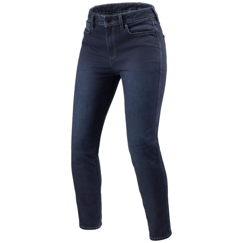 Jean de moto skinny Revit Marzia pour femme, bleu
