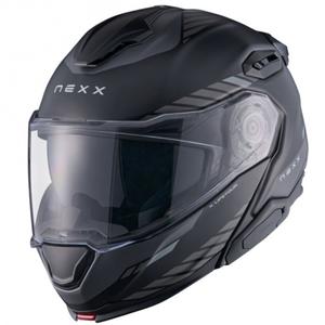 Casque moto modulable Nexx X.Lifetour Globe noir-gris mat