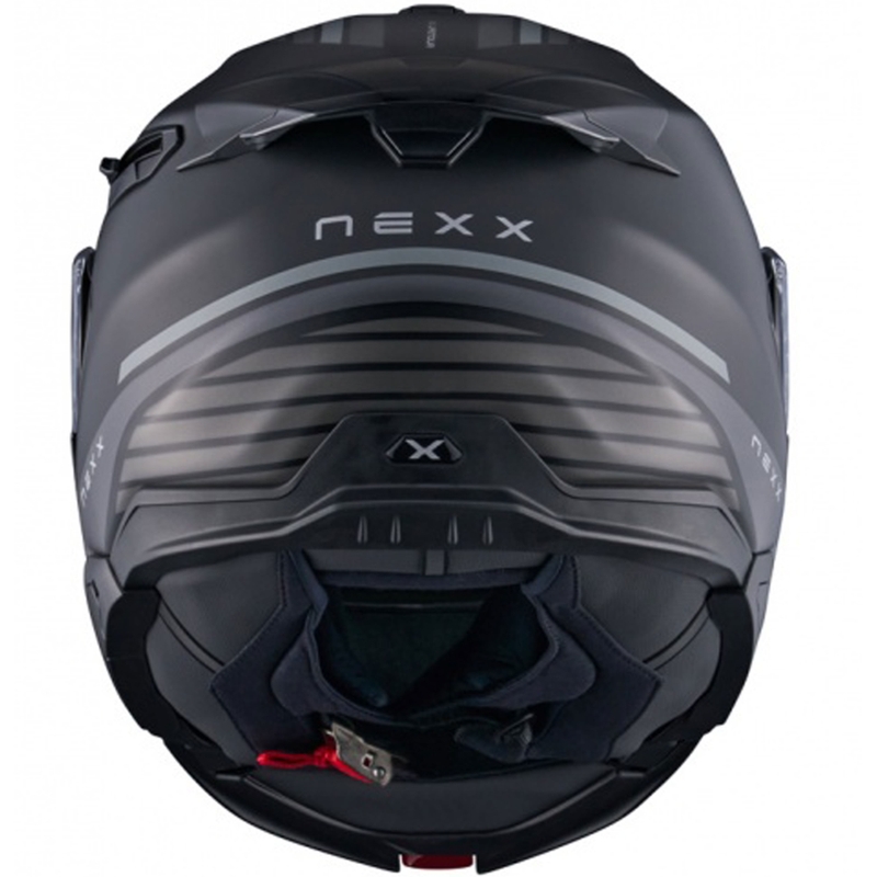 Casque moto modulable Nexx X.Lifetour Globe noir-gris mat soldes