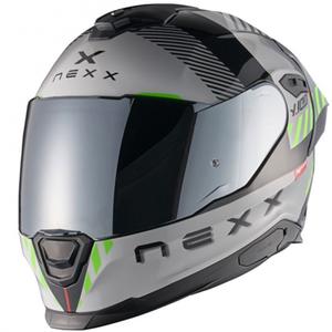 Casque moto intégral NEXX Y.100R Fade gris-noir