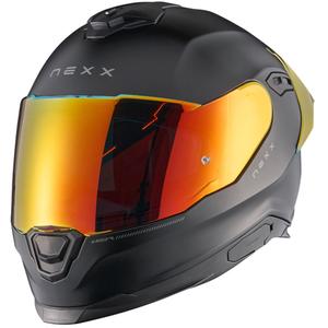 Casque moto intégral NEXX Y.100R Subsonic noir-rouge mat