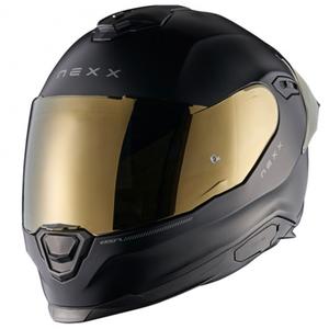 Casque moto intégral NEXX Y.100R Subsonic noir mat-or