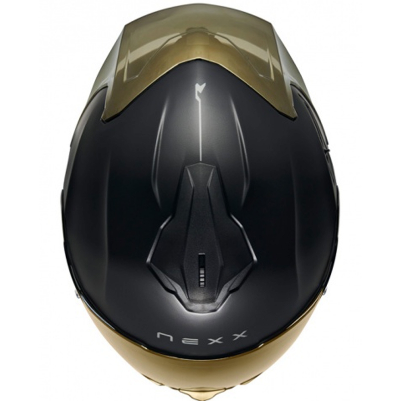 Casque moto intégral NEXX Y.100R Subsonic noir mat-or