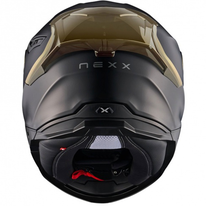 Casque moto intégral NEXX Y.100R Subsonic noir mat-or