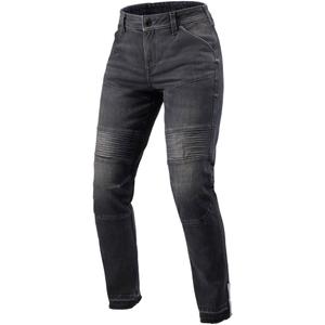 Jean moto femme Revit Moto 2 Slim gris foncé