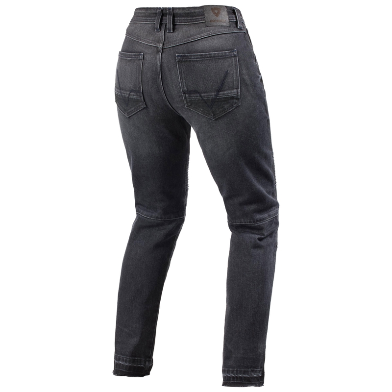 Jean moto femme Revit Moto 2 Slim gris foncé
