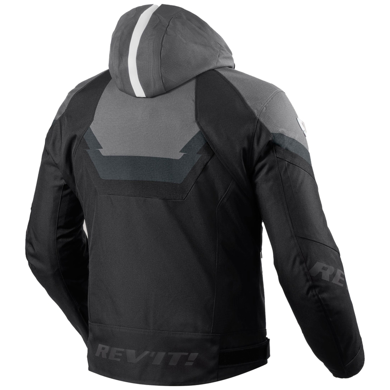 Blouson moto Revit Quantum 3 H2O noir-gris