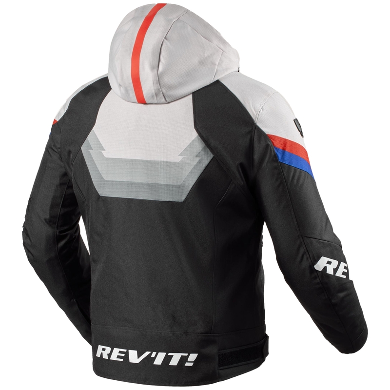 Blouson moto Revit Quantum 3 H2O noir-gris clair