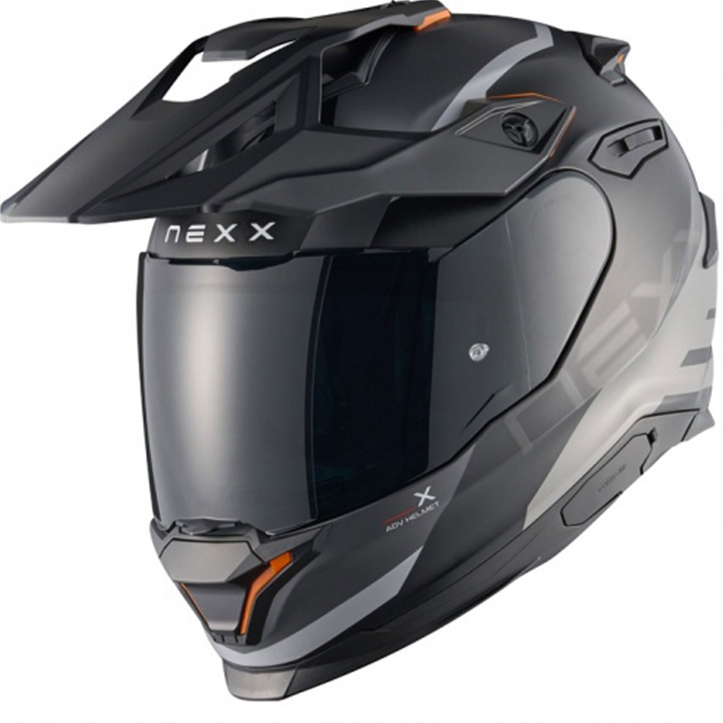 Casque moto enduro NEXX Y.TRAVL Quest noir-gris mat soldes