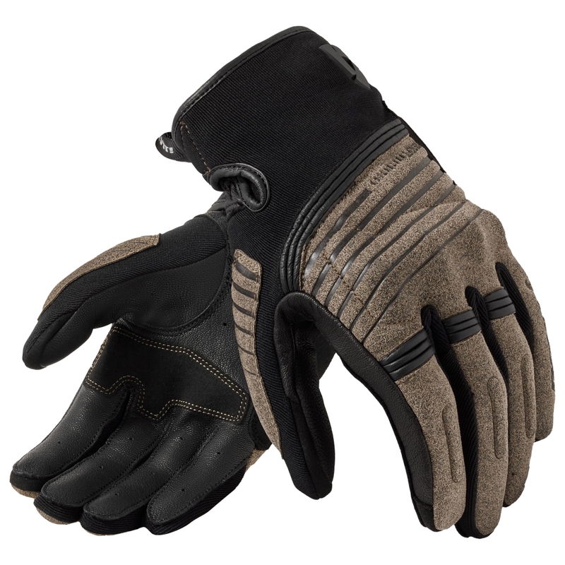 Gants de moto Revit Montford sable-noir