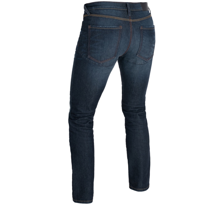 Jean droit Oxford Original approuvé AAA, jean moto bleu délavé