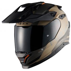 Casque moto enduro NEXX Y.TRAVL Quest sable mat-noir