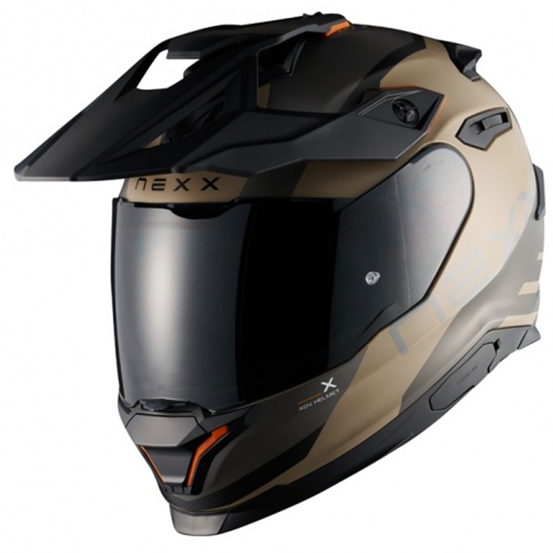 Casque moto enduro NEXX Y.TRAVL Quest sable mat-noir
