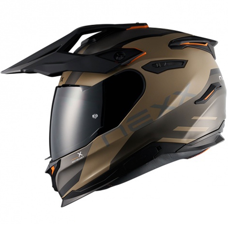 Casque moto enduro NEXX Y.TRAVL Quest sable mat-noir