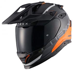 Casque moto enduro NEXX Y.TRAVL Quest orange mat