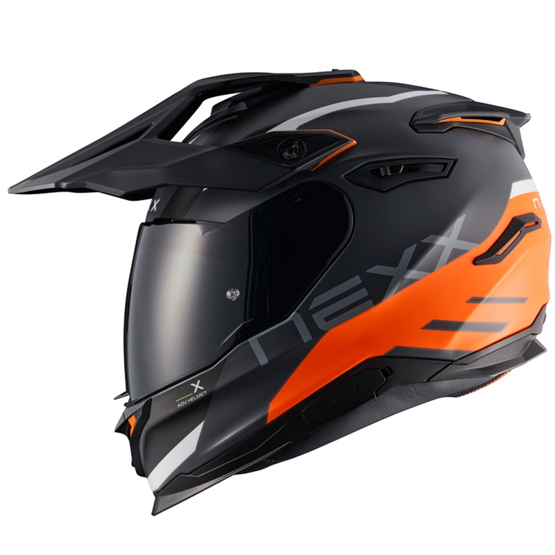 Casque moto enduro NEXX Y.TRAVL Quest orange mat