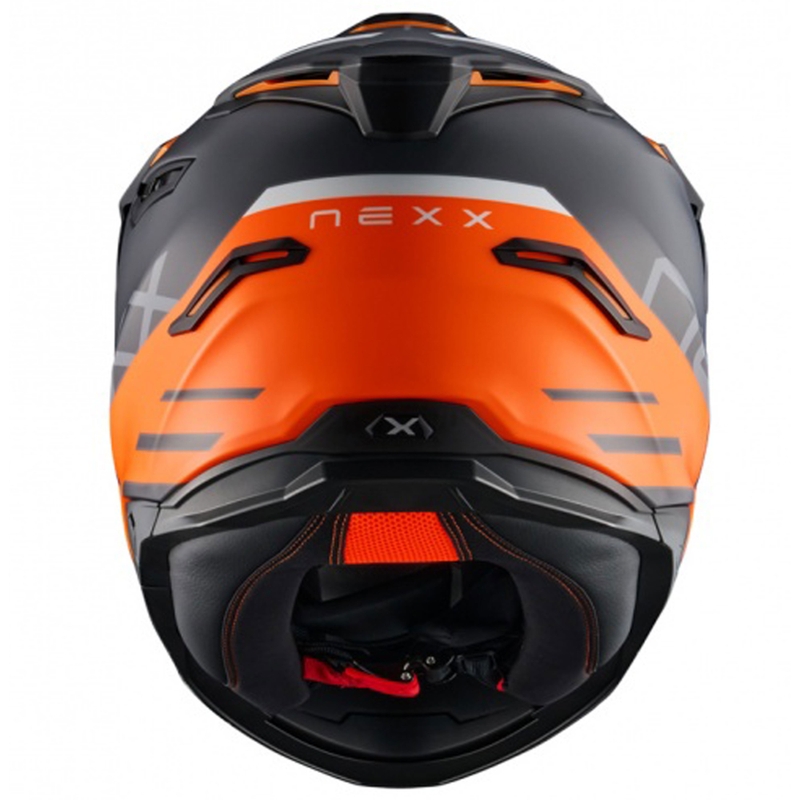 Casque moto enduro NEXX Y.TRAVL Quest orange mat