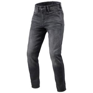 Jean moto skinny Revit Kai Short gris moyen pierre