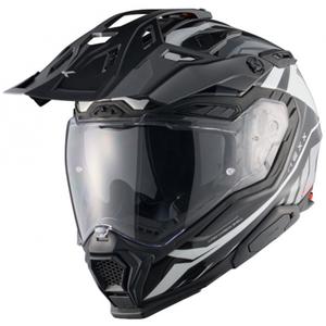Casque moto enduro Nexx X.WED3 Gobi blanc-gris