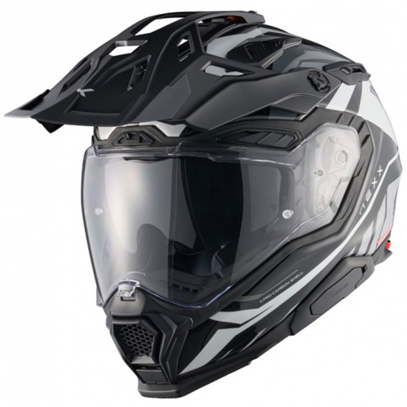 Casque moto enduro Nexx X.WED3 Gobi blanc-gris soldes
