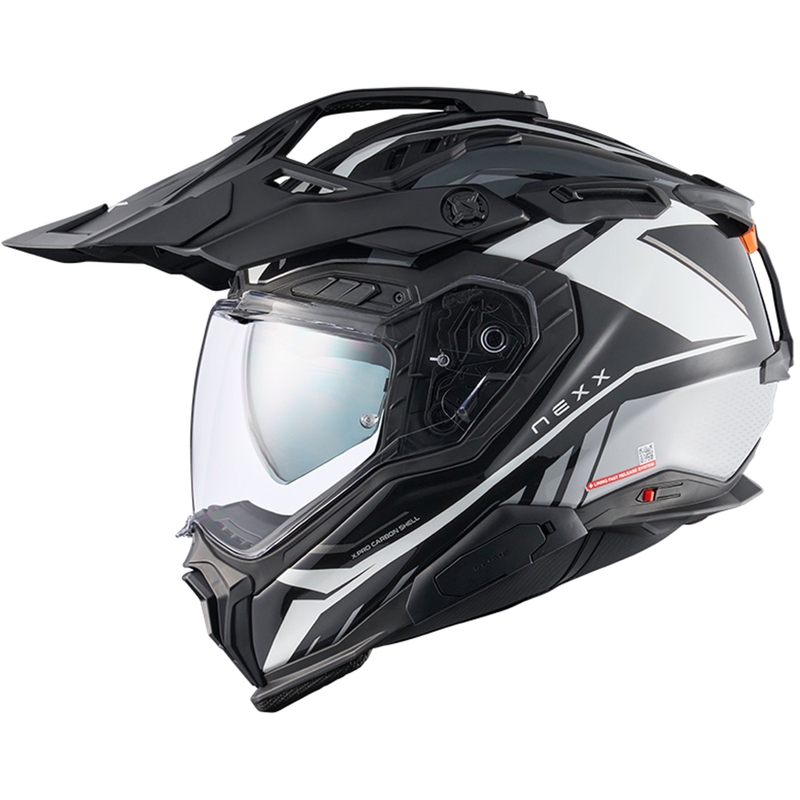 Casque moto enduro Nexx X.WED3 Gobi blanc-gris soldes