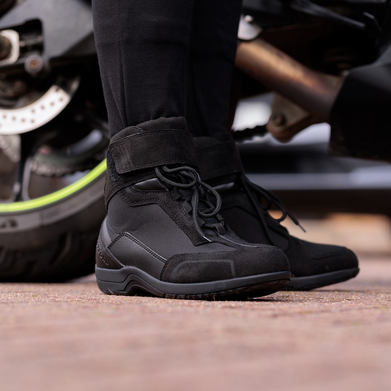 Bottes de moto pour femme Oxford Spartan Air noires