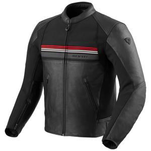 Veste de moto Revit Mile 2 noir-rouge