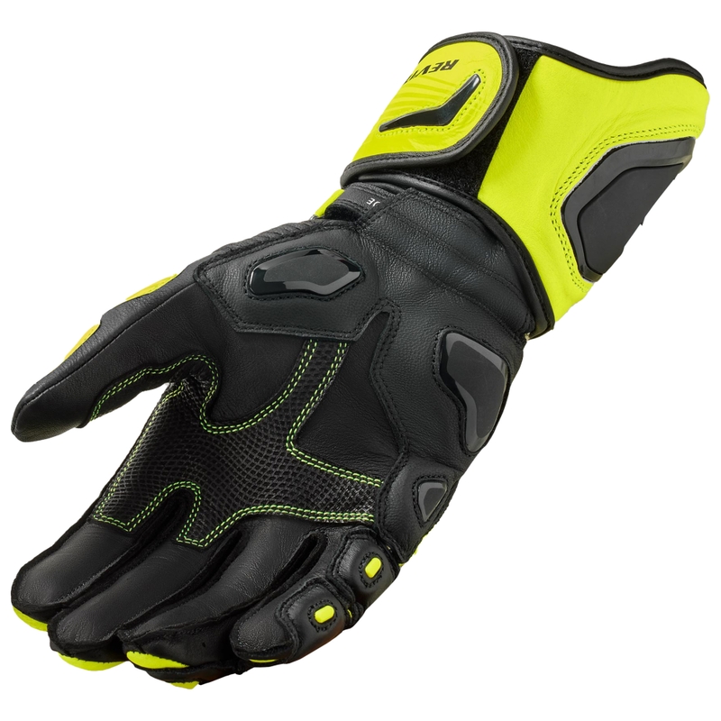 Gants moto Revit Jerez 4 jaune fluo-noir