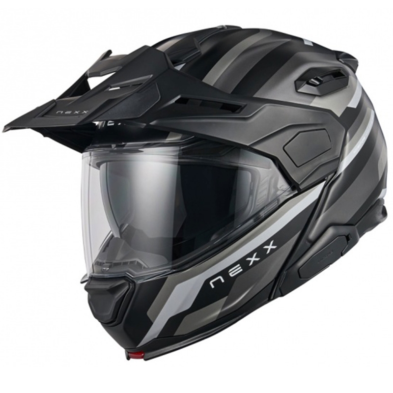 Casque moto modulable Nexx X.Lifecountry Westbound noir-gris mat