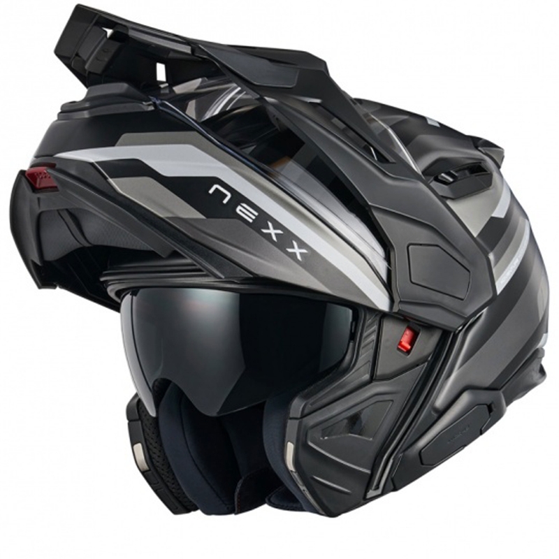 Casque moto modulable Nexx X.Lifecountry Westbound noir-gris mat