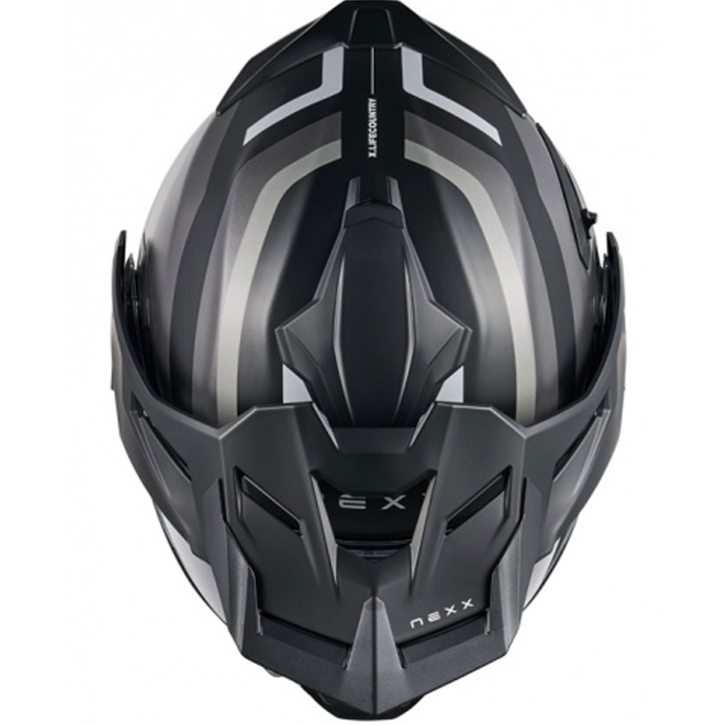 Casque moto modulable Nexx X.Lifecountry Westbound noir-gris mat