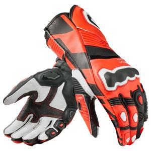 Gants moto Revit Jerez 4 rouge fluo-noir