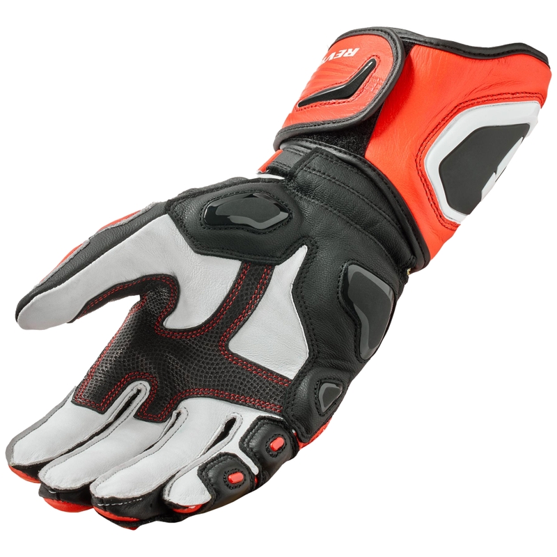 Gants moto Revit Jerez 4 rouge fluo-noir