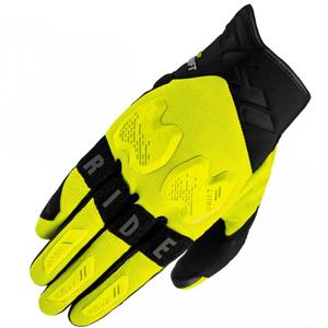 Gants moto Shima Drift jaune fluo-noir