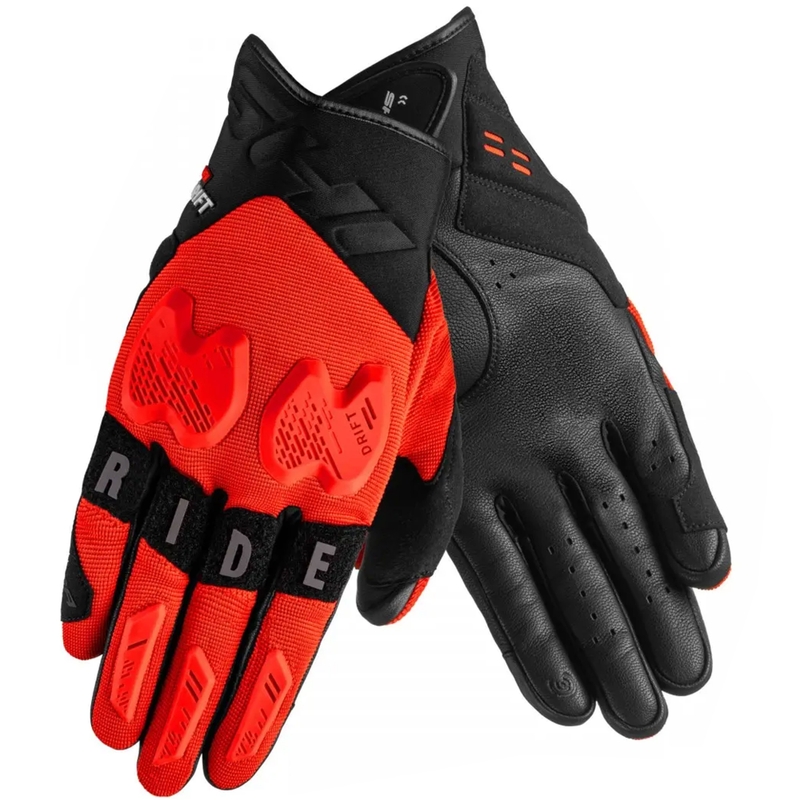 Gants moto Shima Drift rouge-noir