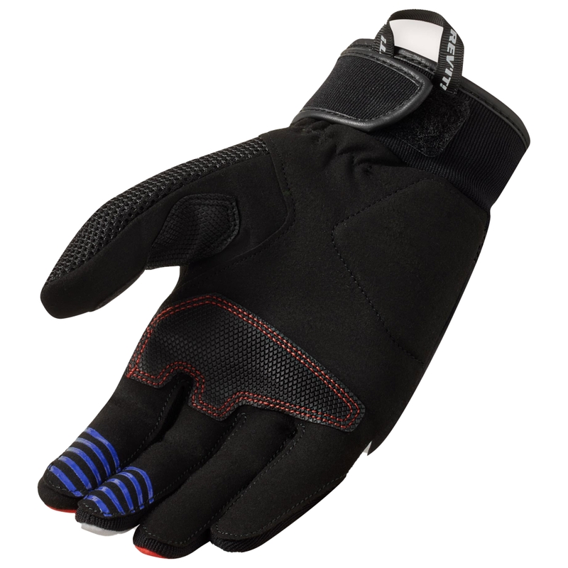 Gants de moto Revit Surge noir-rouge