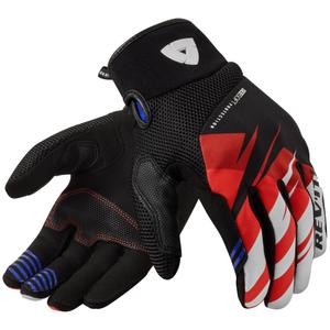 Gants de moto Revit Surge noir-rouge