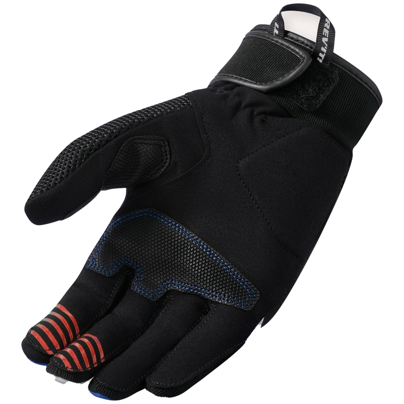 Gants de moto Revit Surge noir-bleu