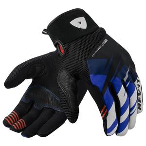 Gants de moto Revit Surge noir-bleu