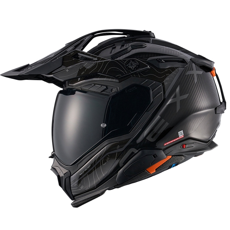 Casque moto enduro Nexx X.WED3 Furka noir-gris