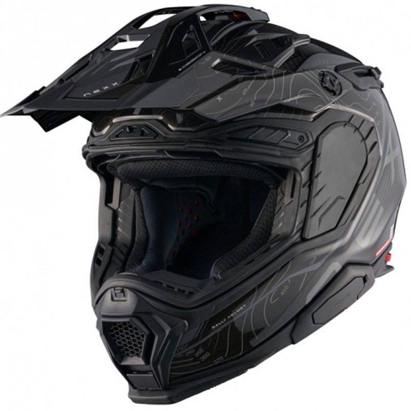 Casque moto enduro Nexx X.WED3 Furka noir-gris