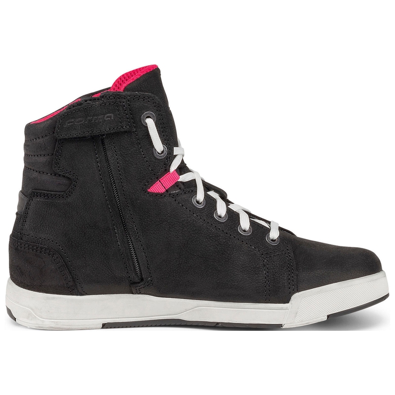 Bottes de moto pour femme Forma Swift X Fit Dry Lady noir-blanc