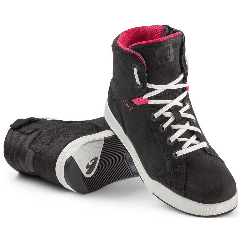 Bottes de moto pour femme Forma Swift X Fit Dry Lady noir-blanc