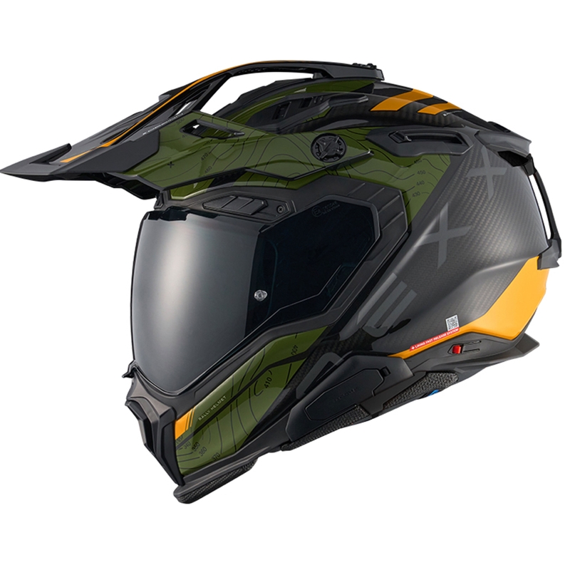 Casque moto enduro Nexx X.WED3 Furka vert-jaune