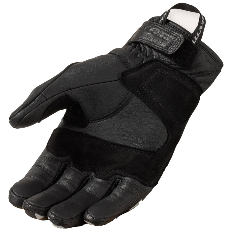 Gants de moto Revit Redhill blanc-noir