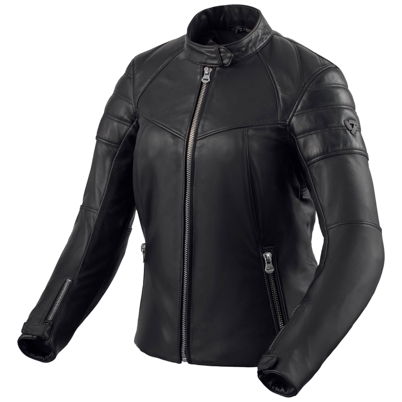 Veste de moto en cuir noir pour femme Revit London