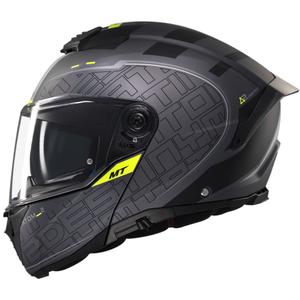 Casque moto modulable MT Atom 2 SV Destiny noir-gris mat
