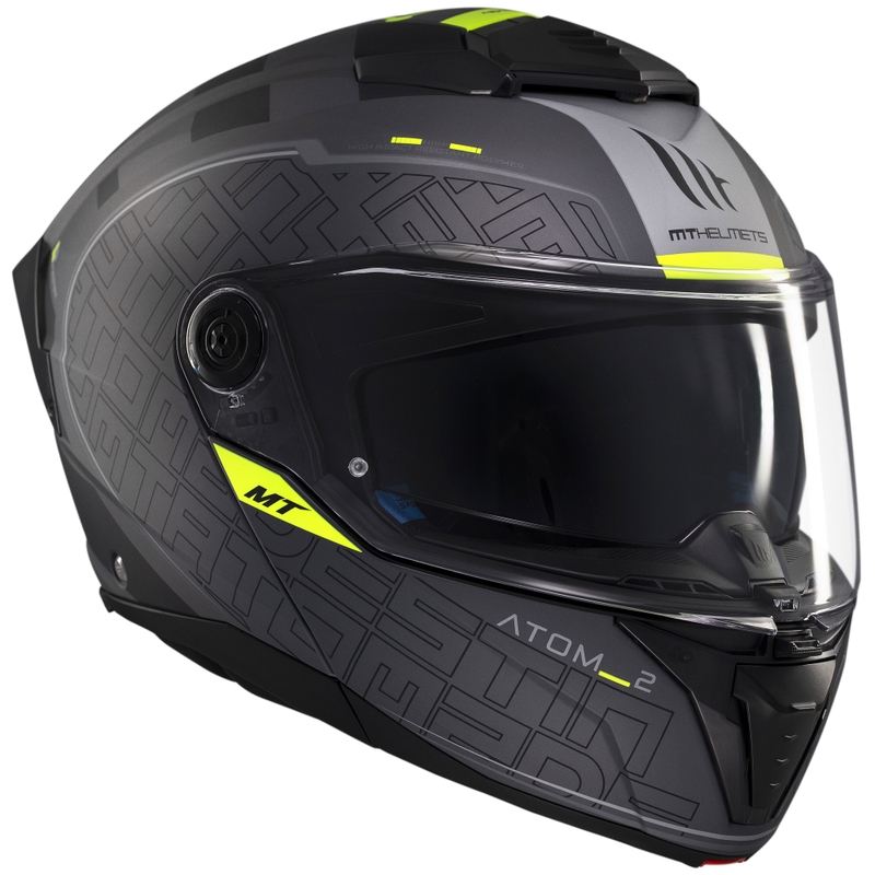 Casque moto modulable MT Atom 2 SV Destiny noir-gris mat